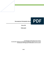 Documento Orientador de APCN