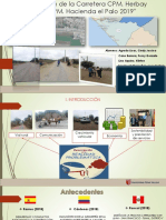 Evaluacion de La Carrtera Herbay Alto - Hacienda Palo, Cañete