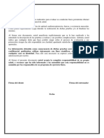 Consentimiento informado para pruebas de salud y aptitud física