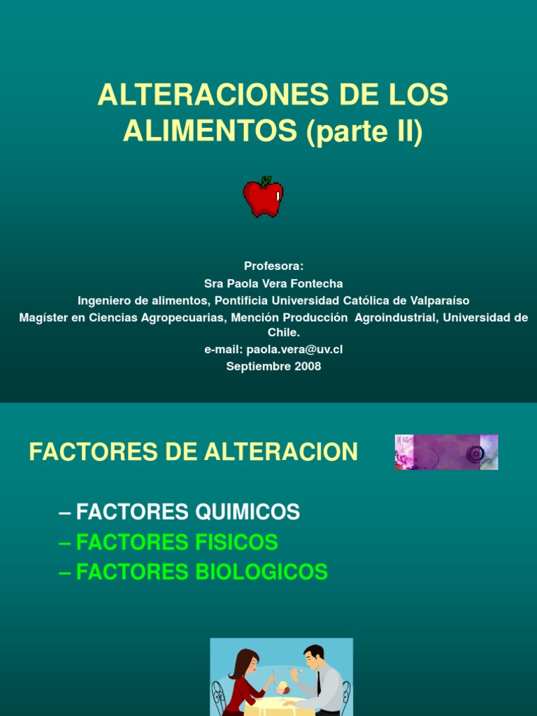 Factores Físicos en la Alteración de Alimentos | PDF | Radiación ...