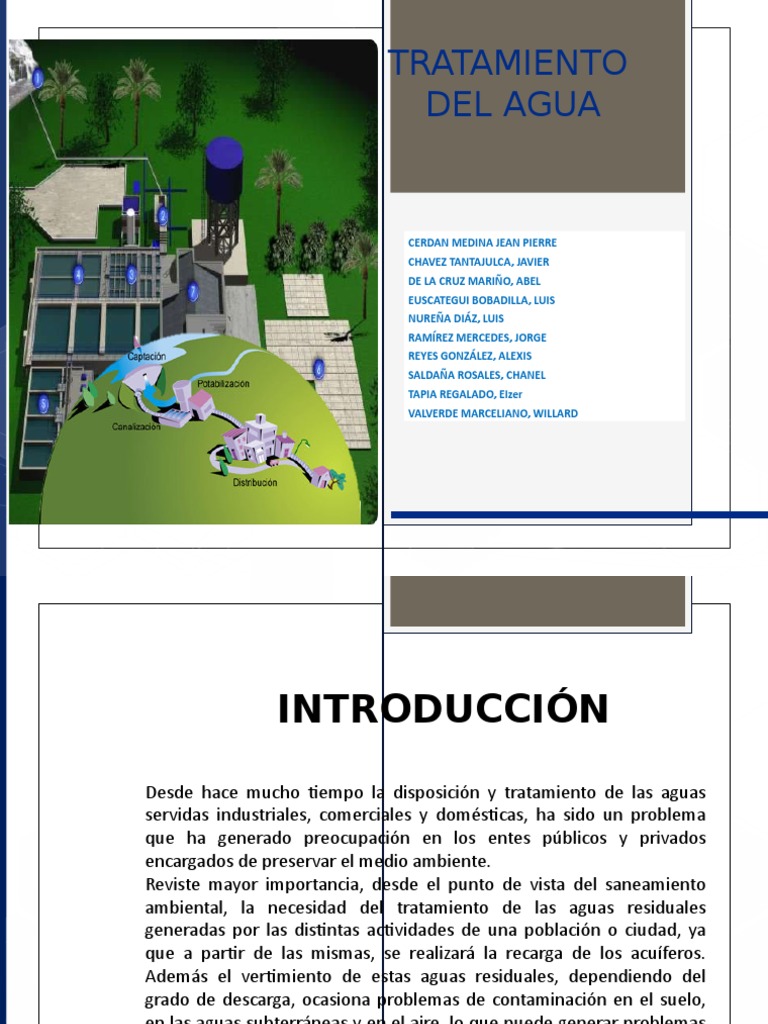 Tratamiento y Potabilización del Agua | PDF | Filtración | Agua