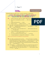 Sample Answer - Cloze Test: Reading Passage 1 - Page 11