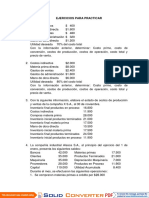 costo y estado de resultado