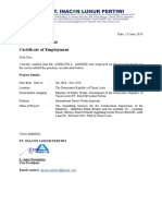 Work Certificate-Mr Joselito - CSMN Project