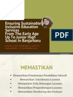 Ensuring Sustainable Inclusive Education Services From The Early Age Up to Junior High School In Banjarbaru [Autosaved].pptx