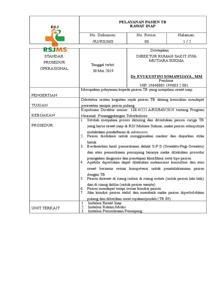 SPO TB Ranap | PDF