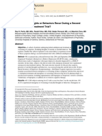 Do Suicidal Thoughts or Behaviors Recur During a Second Antidepressant Treatment Trial?