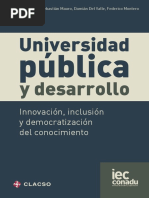 Universidad, Inclusión y Desarrollo. Unzué | PDF | Estado ...