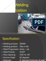 SMAW Welding in 6G Position
