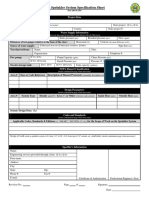 Sprinkler System Specification Primary