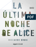 La Ultima Noche de Alice - Riccardo Bruni