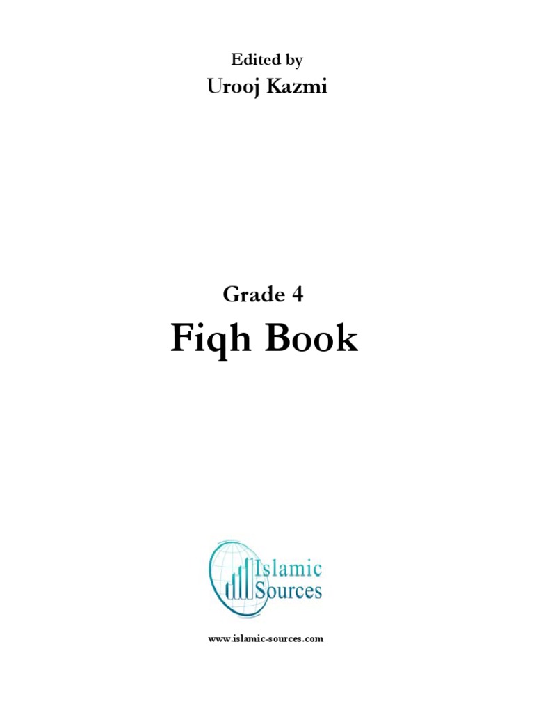 Grade 4 Fiqh Book | PDF | Prophets And Messengers In Islam | Tawhid