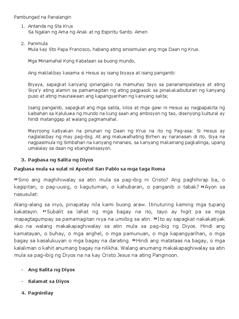 Istasyon NG Krus | PDF