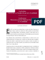 Conficções: Memórias e Função Do Pai em Confissões