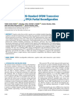 An End-to-End Multi-Standard OFDM Transceiver Architecture Using FPGA Partial Reconfiguration