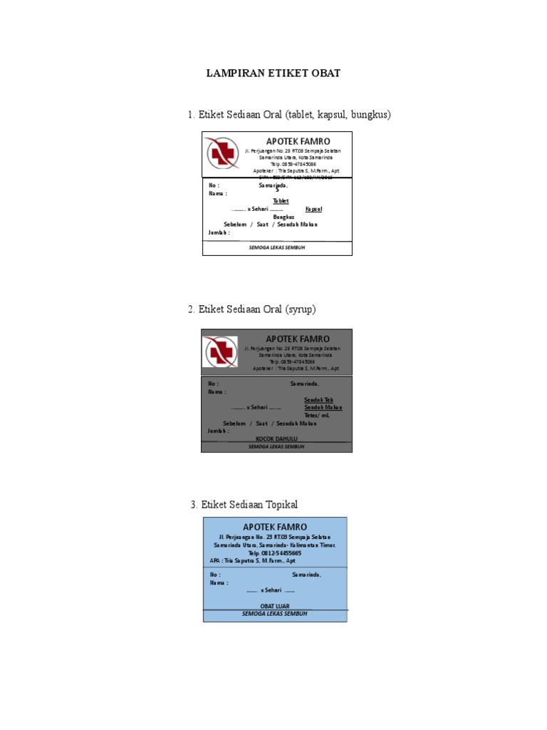 Etiket | PDF
