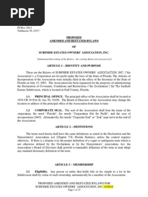 bylaws