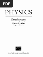 Physics: Marcelo Alonso Edward J. Finn