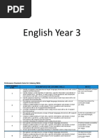 English Year 3 PBD