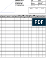 Tools Usage Record (Catatan Penggunaan Tools) : Location: Work Group: Month/Year Period