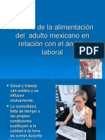 Análisis de la alimentación del  adulto mexicano en