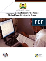 Standards and Guidelines For Electronic Medical Record Systems in Kenya