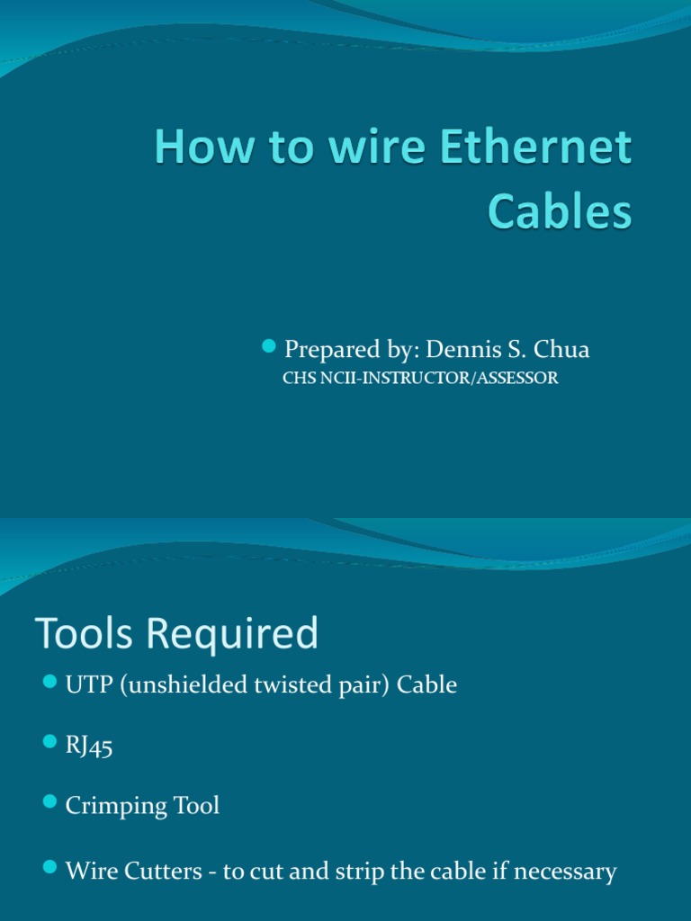 How to Wire Ethernet Cables Guide | PDF