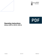 Operating instructions for gearboxes AFM 04, AFM 05, AFM 06