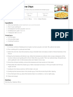 How To Make Banana Chips - Recipe by Panlasang Pinoy PDF