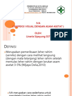 IVA (Inspeksi Visual Dengan Asam Asetat) Oleh: Linaria Sipayung SST