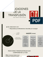 Complicaciones Transfusionales cirugia