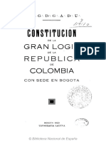 Constitución de La Gran Logia de Colombia 1920