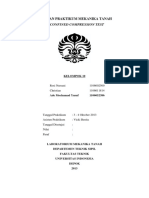 Laporan Praktikum Mekanika Tanah Unconfined Compression Test.docx