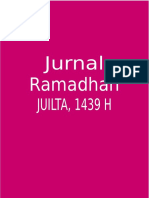 Jurnal Ramadhan: JUILTA, 1439 H