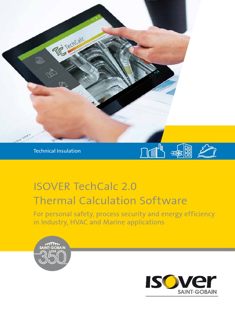 Isover Techcalc 2.0 Thermal Calculation Software PDF Thermal
