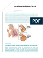Sembuh Penyakit Bronkitis Dengan Terapi Yang Tepat
