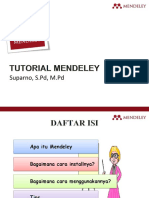 Materi Penggunaan Mendeley