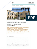 Salcedo, Elio - La Universidad de Córdoba Antes de La Reforma – Revista de La UNSJ