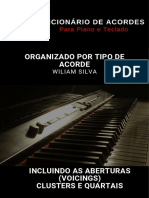 Dicionário de Acordes para Piano e Teclado - Wiliam Silva