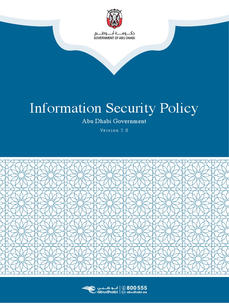 Abu Dhabi Government Releases Updated Information Security Policy ...