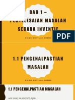 Bab 1 - Penyelesaian Masalah Secara Inventif