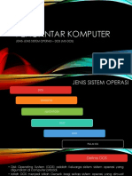 Jenis Sistem Operasi DOS