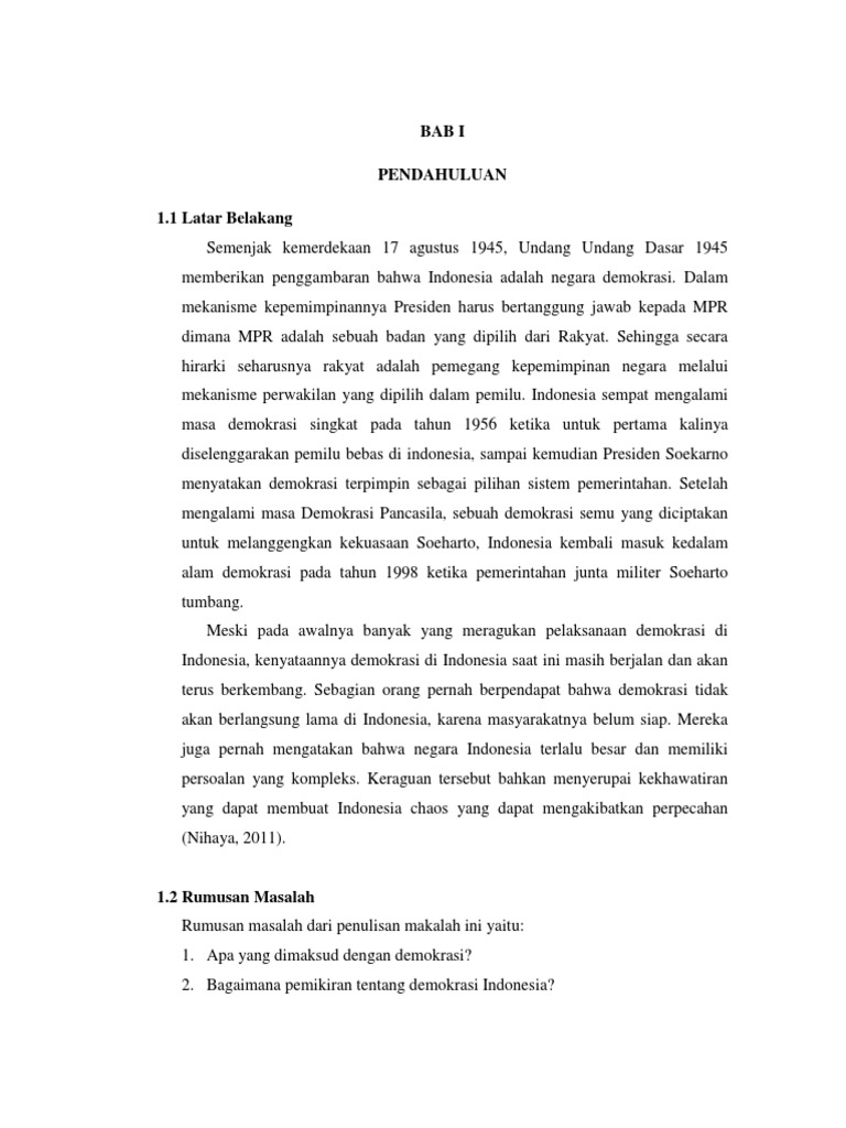 Bab I Pendahuluan 1 1 Latar Belakang