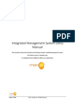 Integrated Management System (IMS) Manual