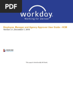 Employee, Manager and Agency Approver User Guide - HCM: Version 3.1, December 7, 2018