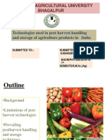 Technologies for Reducing Post-Harvest Losses of Agricultural Crops in India