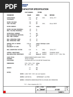 Capacitor Specification: R.T. Room Temperature (23 7 °C)