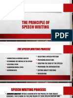 Speech Writing Lesson