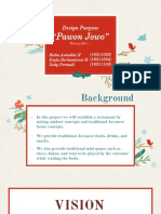 "Pawon Jowo": Design Purpose