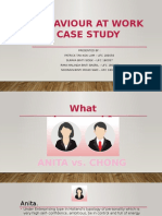 Behaviour at Work Case Study